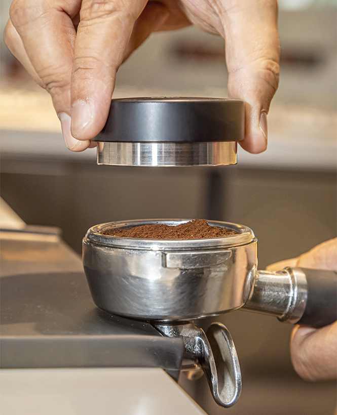 Black tamper without handle