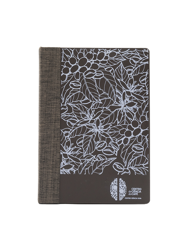 Bloc de notas fabricado en fibra de café