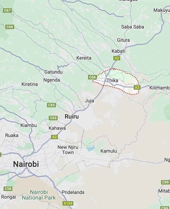 Quénia Thika Chania Estate