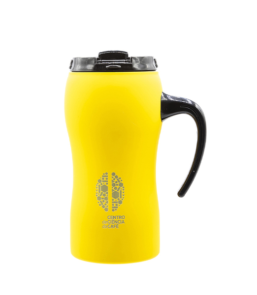 Copo térmico amarelo