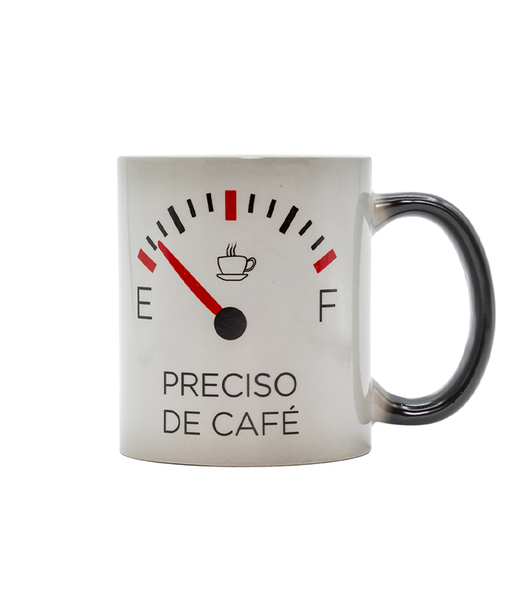 Caneca Mágica Modelo 5 - Preciso de Café